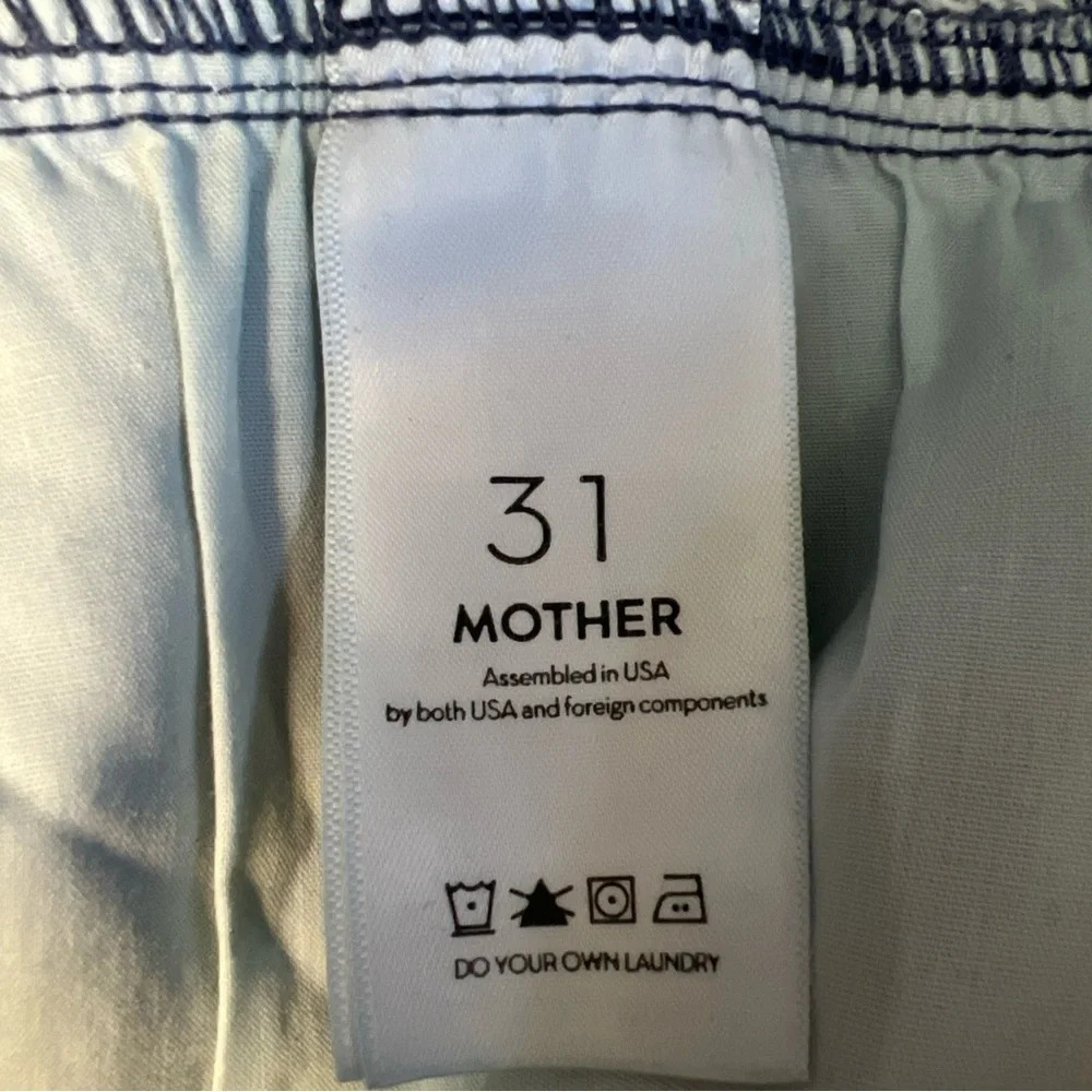 Mother Triple Stack Looker Hi Rise Tie Waist Stretch Skinny Jeans Size 31 - Picture 8 of 15